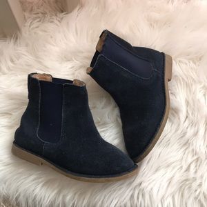 Jcrew blue suede boots